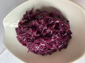 Hausgemachter Apfel-Rotkohl